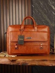 تصویر کیف اداری مردانه چرم صنعتی بیورا مدل eez615 