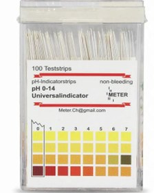 تصویر کاغذ پی اچ متر (pH) 