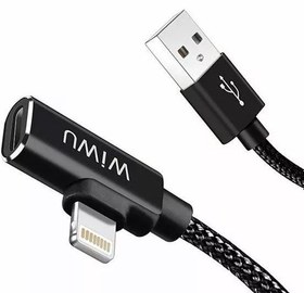 تصویر تبدیل لایتنینگ به USB و AUX ویوو یک و دو دهم متری ا Lightning Audio 1.5A Cable 1.2M Lightning Audio 1.5A Cable 1.2M