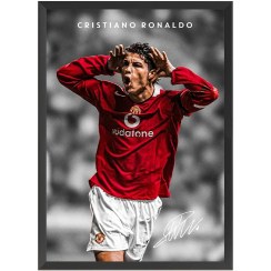 تصویر تابلو کریستیانو رونالدو منچستر یونایتد 