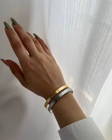 تصویر دستبند - طلایی / 17 