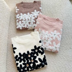 تصویر بافت قیطون دوزی دسته گل ترک 