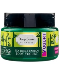 تصویر ماست بدن بامبو و درخت چای پوست چرب دیپ ‎سنس Deep Sense Tea Tree And Bambo Body Yogurt