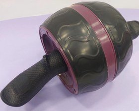 تصویر رول شکم تک چرخ فنر دار جنس پلاستیک دسته های فلزی Roller