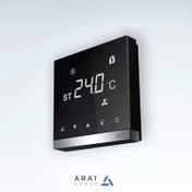 تصویر ترموستات هوشمند لمسی یک رله مدل Knx برند ABB 