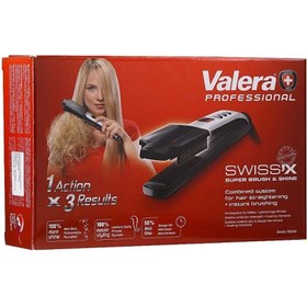 تصویر ست اتو مو سوئیس ایکس براش اند شاین Valera Valera Swiss X Brush And Shine Hair Iron set