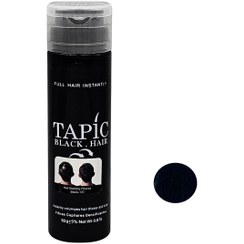 تصویر پودر پرپشت کننده تاپیک 01 noir black TAPIC مشکی پرکلاغی 50g 