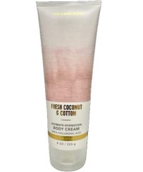 تصویر کرم بدن Bath & Body Works مدل Fresh Coconut & Cotton 