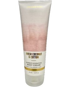 تصویر کرم بدن Bath & Body Works مدل Fresh Coconut & Cotton 