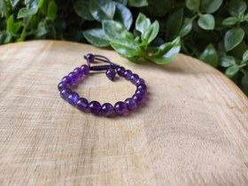 تصویر دستبند سنگ آمیتیست زنانه Stone accessory