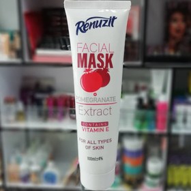 تصویر ماسک صورت حاوی عصاره خیار 100میل رینوزیت Renuzit Cucamber Facial Mask 100ml