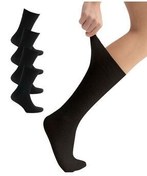 تصویر 4 جفت جوراب دیابتی پنبه ای ارگانیک، بدون درز، قابل تنفس 