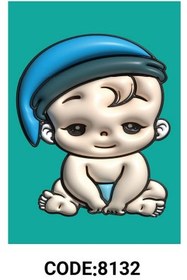 تصویر فرشینه طرح سه بعدی CODE:8132 