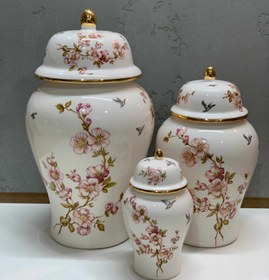 تصویر جینجرجار گل و مرغابی 