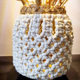 تصویر کاور شیشه مکرومه 