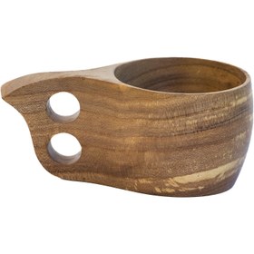 تصویر کوکسا گرد دو سوراخ چوبی 