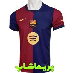 تصویر لباس اول بارسلونا 2024 هواداری کیفیت A+ تایلندی - XX-LARGE Barcelona 2024 fan first shirt, A+ Thai quality