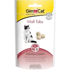 تصویر قرص مالت ( آنتی هیربال ) گربه جیم کت Gimcat malt tabs وزن ۴۰ گرم گربه