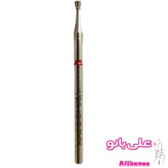 تصویر سر سوهان شنی دامنی ریز نوار قرمز 