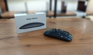 تصویر ماوس مجیک اپل سری ۲ کارکرده مشکی همراه کابل شارژ 