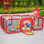 تصویر پارک بازی حفاظ دار کودک سایز بزرگ 