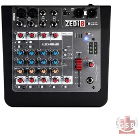 تصویر میکسر صوتی آنالوگ آلن اند هیت Allen & Heath ZEDi-8 