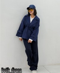 تصویر بارونی کوتاه آستر دار مدل صبا (2315) 