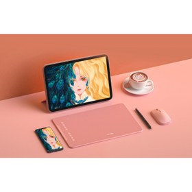 تصویر قلم نوری ایکس پی پن XP Pen Deco 01 V2 Pink 