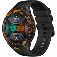 تصویر برچسب ماهوت طرح Army-Autumn-pixel مناسب برای ساعت هوشمند هوآوی Watch GT 2e 