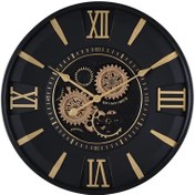 تصویر ساعت دیواری والتر مدل 6126 فلزی چرخ دنده دار 