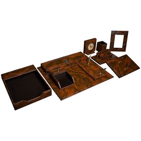 تصویر ست رومیزی مدیریتی چرم ۱۰ تکه کد ۸۱۰ 