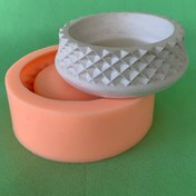 تصویر قالب سیلیکونی ظرف هفتسین طرح لوزی 