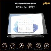 تصویر محافظ صفحه نمایش پیپرلایک لپ تاپ 13.5 اینچی اچ پی مدل Spectre x360 14 