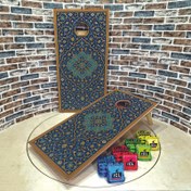 تصویر کورن هول طرح کاشی کاری بهمراه 8 عدد کیسه 