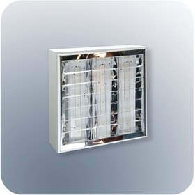 تصویر چراغ شبکه ای روکار 32*3 وات کد 300 