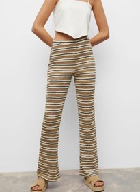 تصویر شلوار راه‌راه جوانان برند mango Youth Striped Trousers