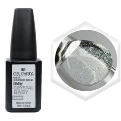 تصویر رابر بیس (لمینت) کاشت ناخن crystal baby (SCB01) ژل پارتی GEL PARTY 