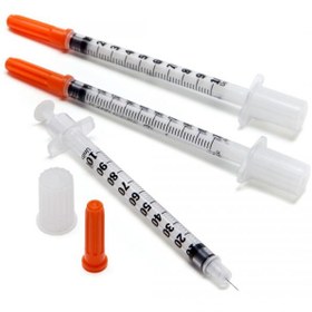 تصویر سرنگ یکپارچه انسولین بی دی حجم 1 میلی‌لیتر با سرسوزن گیج 31 و طول 8 میلی متر BD Insulin Syringe 1 ml ( بسته 10 عددی) 