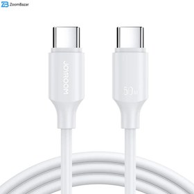 تصویر کابل تایپ سی جوی روم مدل S-CC060A9 طول 1 متر JoyRoom S-CC060A9 USB-C Cable 1m