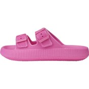 تصویر دمپایی زنانه کاسپین مدل سگک دار رنگ صورتی 