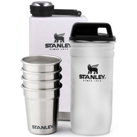 تصویر ست شات و قمقمه کتابی استنلی سری ادونچر مدل The Pre-Party Stanley adventure Pre-Party Shot Glass + Flask