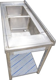 تصویر سینک صنعتی 80 سانتی 