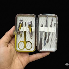 تصویر ست مانیکور دست - زرد 