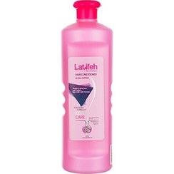 تصویر نرم کننده مو لطیفه مدل Flower صورتی حجم 800 میلی لیتر Latifeh Flower Hair Conditioner 800 ml