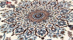 تصویر فرش دستباف گل ابریشم سه و نیم متری گالری سلام کد 961006 