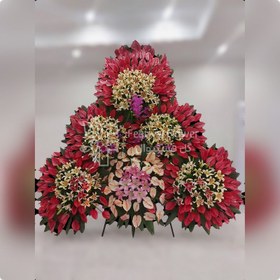 تصویر تاج گل تبریک و قدردانی کد 1030 ا flower wreath Code: 1030 flower wreath Code: 1030