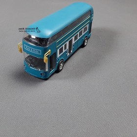 تصویر اتوبوس فلزی دو طبقه 