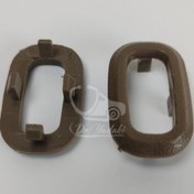 تصویر قاب دور دکمه قفل کن درب سمند رنگ بژ شرکتی ایساکو اصل 1261800799 