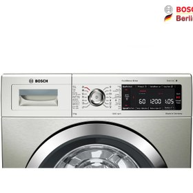 تصویر ماشین لباسشویی بوش 9 کیلویی WAW325X0EG سیلور BOSCH WAW325X0EG 1600 rpm Serie8 9 kg washing machine,