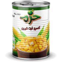 تصویر کنسرو ذرت شیرین خرم 